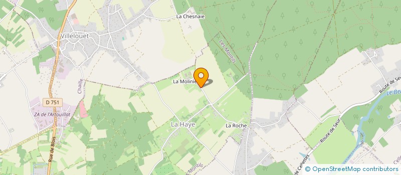 localisation de l'entreprise MONSIEUR GATIEN MABOUNGA à LES MONTILS