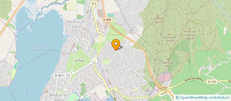 localisation de l'entreprise MONSIEUR GATIEN MANZAC  BALARUC-LES-BAINS