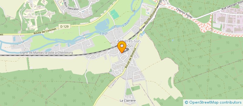 localisation de l'entreprise MONSIEUR GATIEN MONY  ARNIERES-SUR-ITON