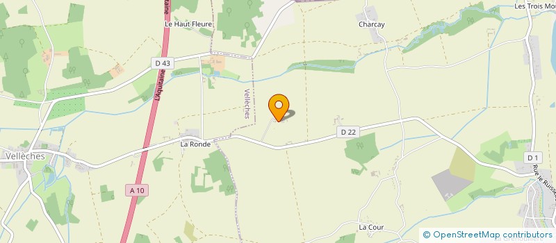 localisation de l'entreprise MONSIEUR GATIEN ROINEAU  DANGE-SAINT-ROMAIN