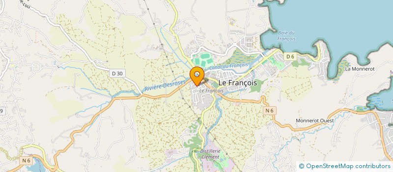 localisation de l'entreprise MONSIEUR GAU GUITTEAUD à LE FRANCOIS