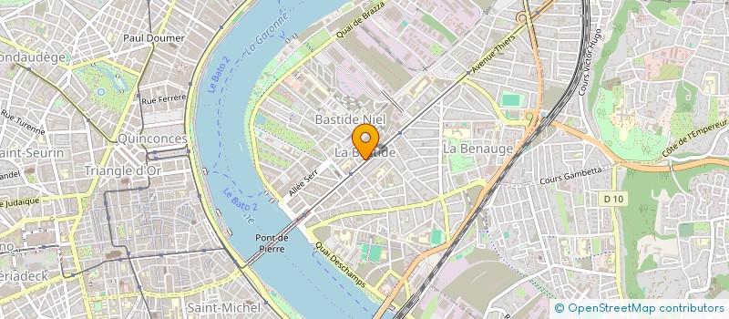 localisation de l'entreprise MONSIEUR GAULTHIER LE NEURES  BORDEAUX