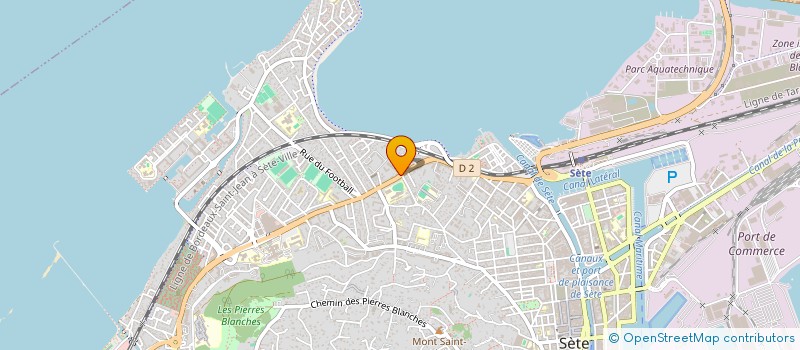 localisation de l'entreprise MONSIEUR GAULTIER AQUILA  SETE