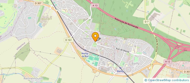 localisation de l'entreprise MONSIEUR GAULTIER BARRA  NOISY-LE-ROI