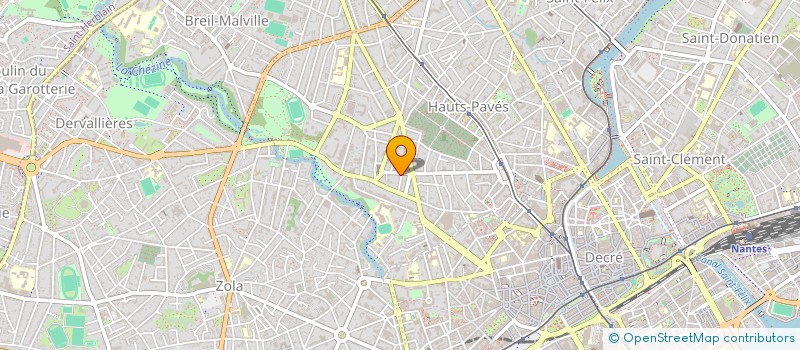 localisation de l'entreprise MONSIEUR GAULTIER BERG à NANTES