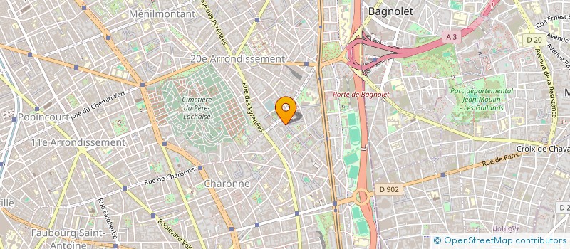 localisation de l'entreprise MONSIEUR GAULTIER BRAULT  PARIS