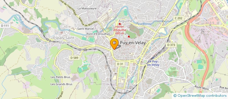 localisation de l'entreprise MONSIEUR GAULTIER DE CIBON  LE PUY-EN-VELAY