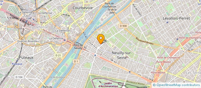 localisation de l'entreprise MONSIEUR GAULTIER DE CUREL à NEUILLY-SUR-SEINE