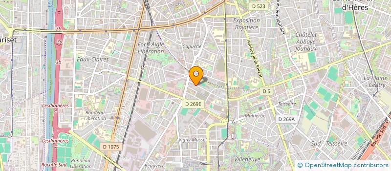 localisation de l'entreprise MONSIEUR GAULTIER LEBEGUE  LE BOURG-D'OISANS