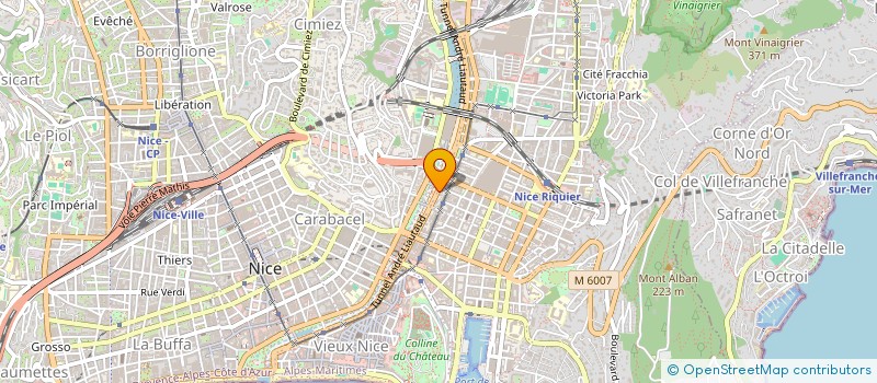 localisation de l'entreprise MONSIEUR GAULTIER PONTE  NICE