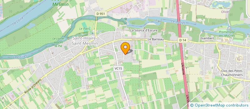 localisation de l'entreprise MONSIEUR GAULTIER TALBOT  SAINT-HILAIRE-SAINT-MESMIN