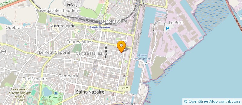 localisation de l'entreprise MONSIEUR GAUSLAIN BOMPAS  SAINT-NAZAIRE