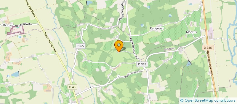 localisation de l'entreprise MONSIEUR GAUTHIER AIGUILLON  LABATUT-RIVIERE