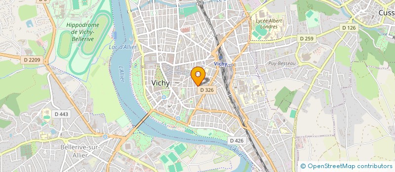 localisation de l'entreprise MONSIEUR GAUTHIER ANDRE à VICHY