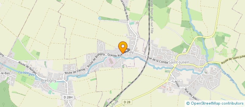 localisation de l'entreprise MONSIEUR GAUTHIER AUBE  MALAIN