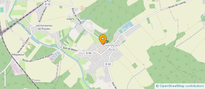 localisation de l'entreprise MONSIEUR GAUTHIER AULION  LIVERDY-EN-BRIE