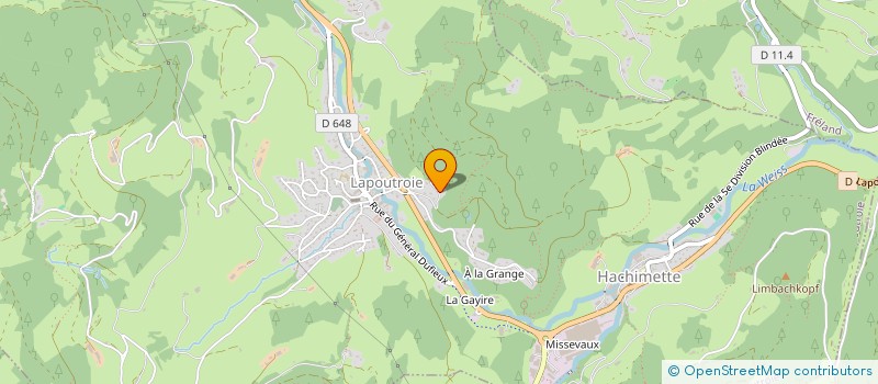 localisation de l'entreprise MONSIEUR GAUTHIER BATTMANN à LAPOUTROIE