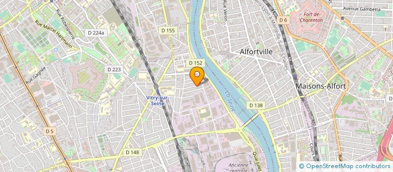 localisation de l'entreprise MONSIEUR GAUTHIER BERGERET-JOBARD-LAFONTAINE à VITRY-SUR-SEINE