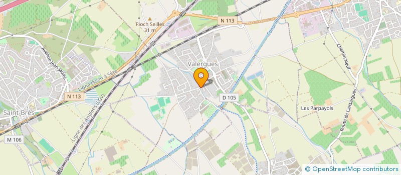 localisation de l'entreprise MONSIEUR GAUTHIER BERON  VALERGUES