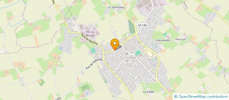 localisation de l'entreprise MONSIEUR GAUTHIER BESEME  LINSELLES