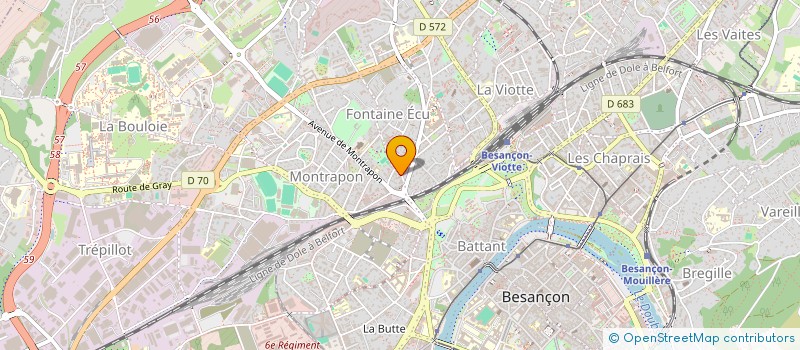 localisation de l'entreprise MONSIEUR GAUTHIER BLANC  BESANCON