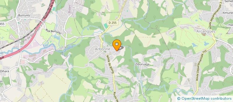 localisation de l'entreprise MONSIEUR GAUTHIER BOITEUX  ARBONNE