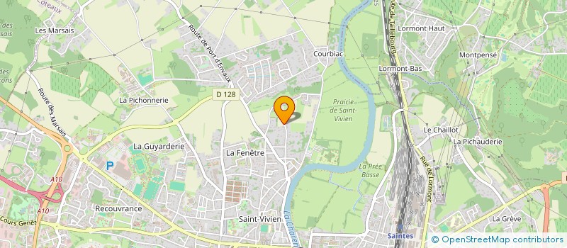 localisation de l'entreprise MONSIEUR GAUTHIER BONNET  SAINTES