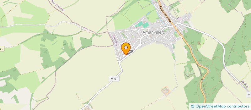 localisation de l'entreprise MONSIEUR GAUTHIER BOURHOVEN  AMANVILLERS