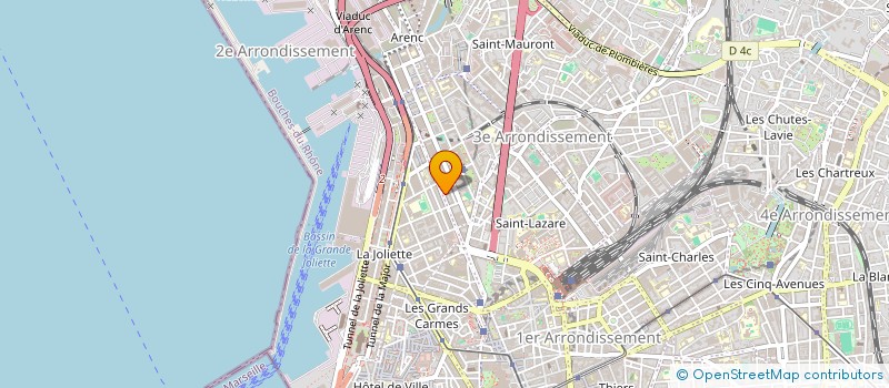 localisation de l'entreprise MONSIEUR GAUTHIER BRUSSET  MARSEILLE