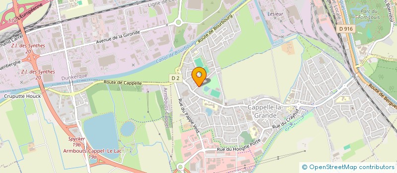 localisation de l'entreprise MONSIEUR GAUTHIER CALLITE  CAPPELLE-LA-GRANDE