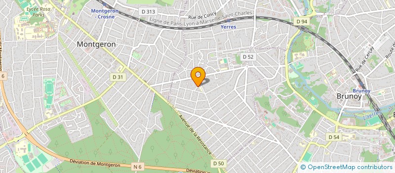 localisation de l'entreprise MONSIEUR GAUTHIER CARIOU  YERRES