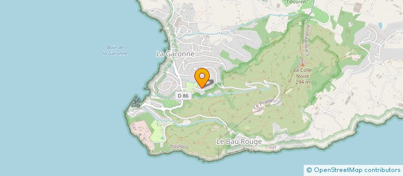 localisation de l'entreprise MONSIEUR GAUTHIER CARON  LA CRAU