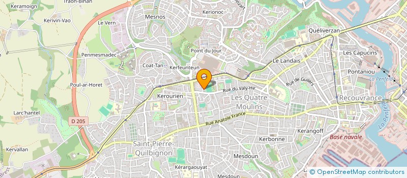 localisation de l'entreprise MONSIEUR GAUTHIER COADOU à BREST