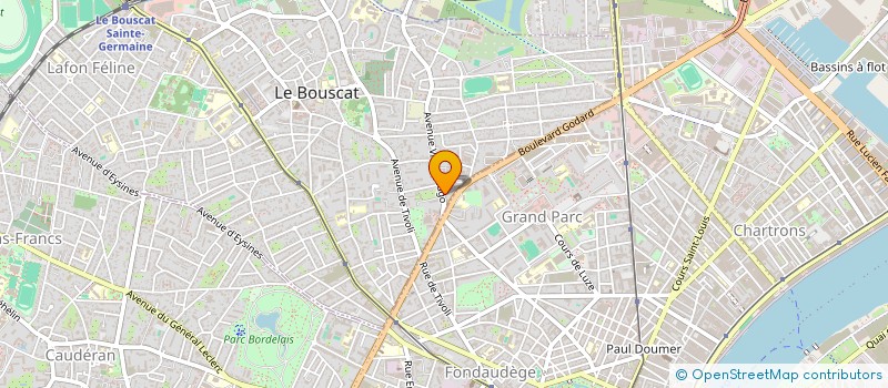 localisation de l'entreprise MONSIEUR GAUTHIER COLLOMB  LE BOUSCAT