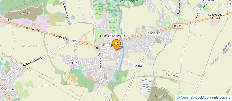 localisation de l'entreprise MONSIEUR GAUTHIER COURCOL  GIVENCHY-LES-LA-BASSEE