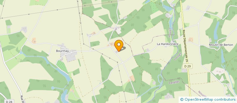 localisation de l'entreprise MONSIEUR GAUTHIER COURTIN à ROUZIERS-DE-TOURAINE