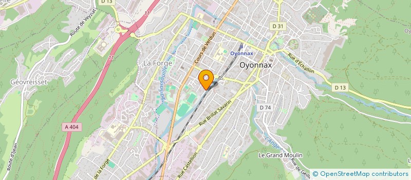 localisation de l'entreprise MONSIEUR GAUTHIER COURTIN à OYONNAX