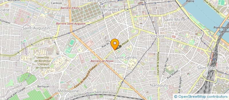 localisation de l'entreprise MONSIEUR GAUTHIER CRAIPEAU  BORDEAUX