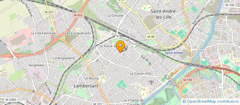 localisation de l'entreprise MONSIEUR GAUTHIER DANSETTE à LAMBERSART