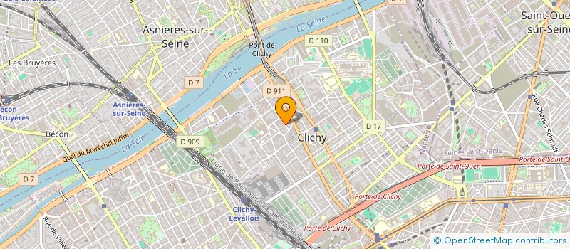 localisation de l'entreprise MONSIEUR GAUTHIER DE BUOR DE LA VOY à CLICHY