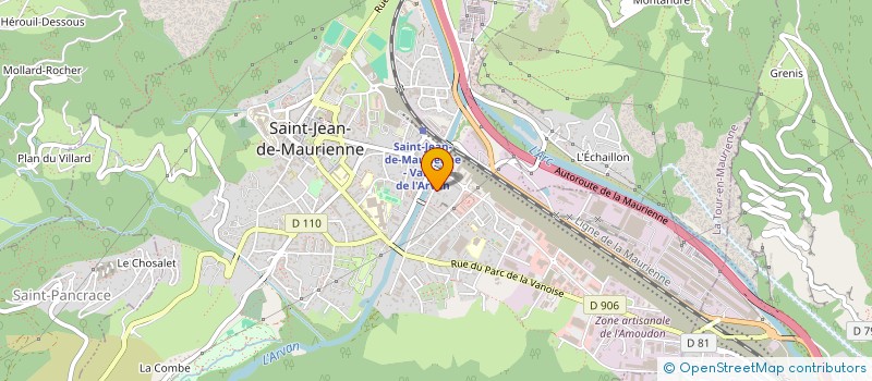 localisation de l'entreprise MONSIEUR GAUTHIER DEFARBUS  SAINT-JEAN-DE-MAURIENNE