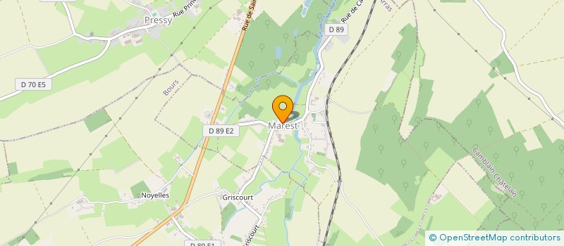 localisation de l'entreprise MONSIEUR GAUTHIER DEKERLE  MAREST