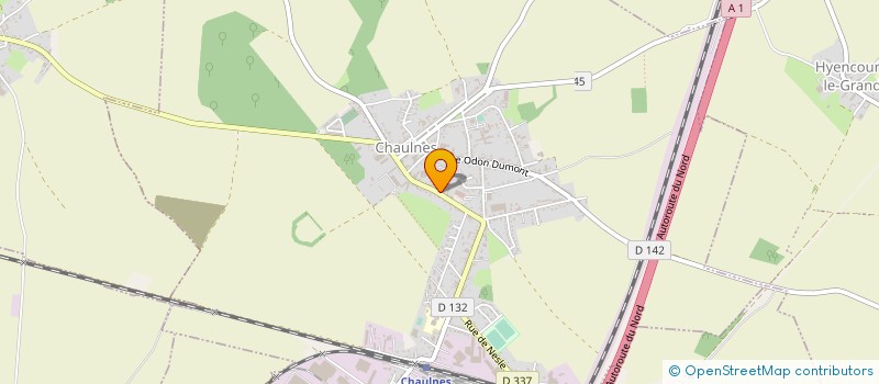 localisation de l'entreprise MONSIEUR GAUTHIER DELARUELLE  CHAULNES