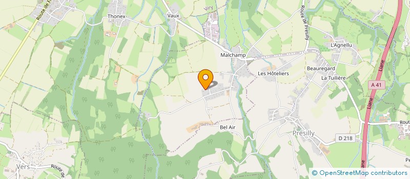 localisation de l'entreprise MONSIEUR GAUTHIER DELCLOY à FEIGERES