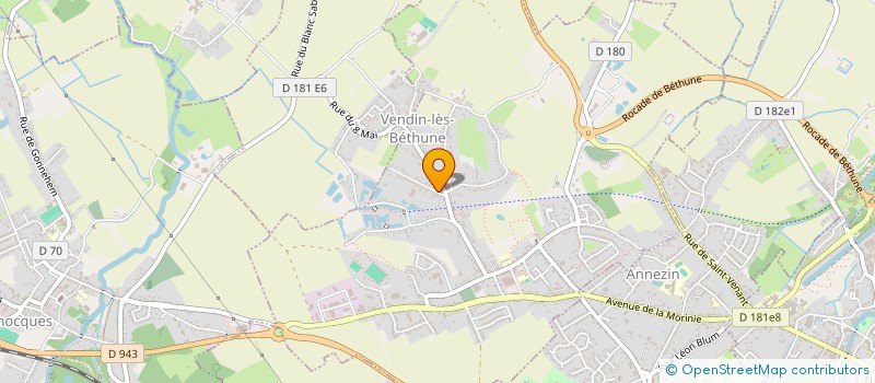 localisation de l'entreprise MONSIEUR GAUTHIER DELFORGE  VENDIN-LES-BETHUNE