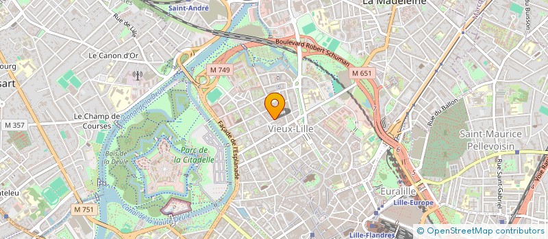localisation de l'entreprise MONSIEUR GAUTHIER DESROUSSEAUX à LILLE