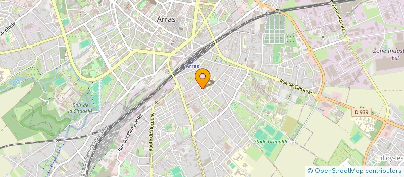 localisation de l'entreprise MONSIEUR GAUTHIER DEWEINDT à ARRAS
