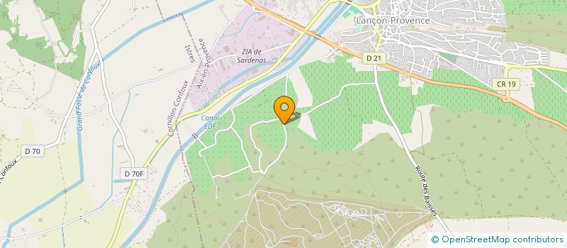 localisation de l'entreprise MONSIEUR GAUTHIER DHULU  LANCON-PROVENCE