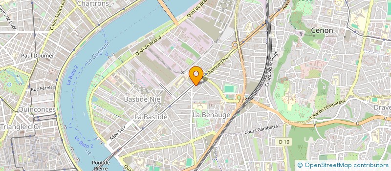 localisation de l'entreprise MONSIEUR GAUTHIER DOUBRERE  BORDEAUX