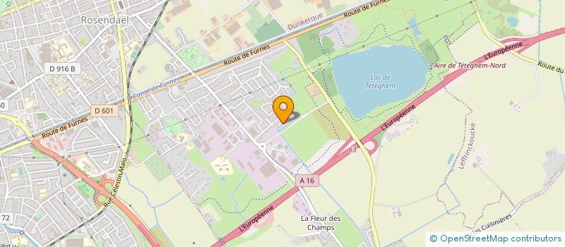 localisation de l'entreprise MONSIEUR GAUTHIER DU MESNILDOT  TETEGHEM-COUDEKERQUE-VILLAGE